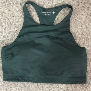 Medium Move Free Crop Top Sports Bra Forest Green Like New